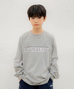 그래피티 롱 슬리브 티셔츠 Grey