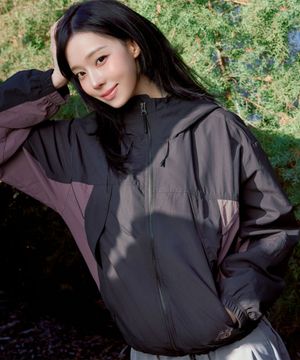 NBNAG21303 / UNI 740 Shifted 우븐 자켓 (GRAYISH BROWN)