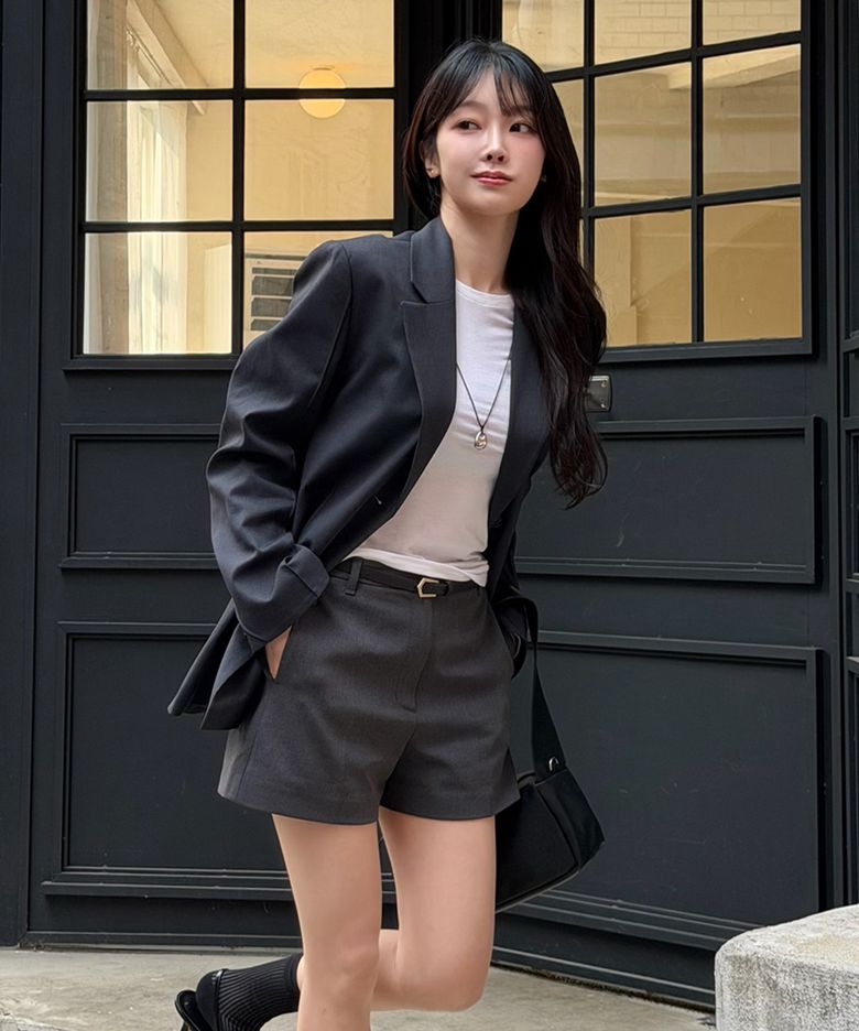 키코 슬림 핏 라인 자켓 / KIKO SLIM FIT LINE JACKET_2colors