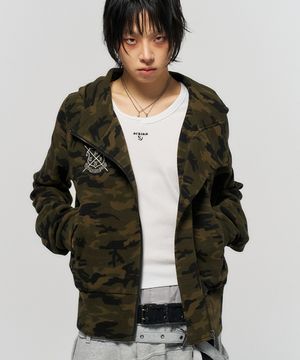RIDERS PARKA GREEN CAMO