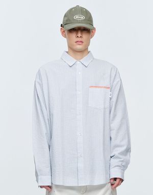 SERIES NICHE POCKET SHIRT (BLUE)