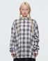 SERIES LINEN CHECK SHIRT (WHITE)