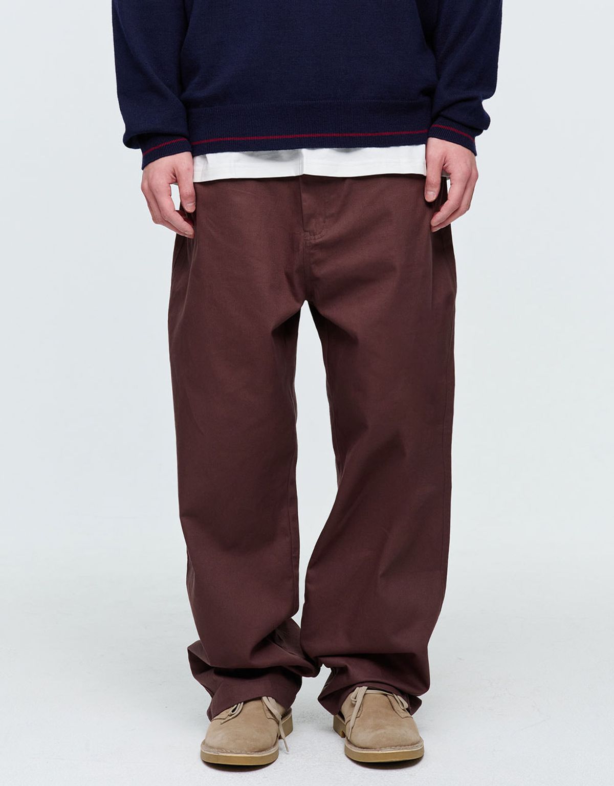 엠엠엘지(MMLG) NICHE POCKET STRAIGHT PANTS (BROWN)