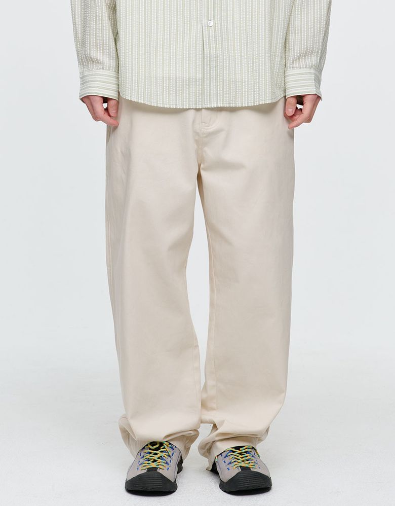 NICHE POCKET STRAIGHT PANTS (IVORY)