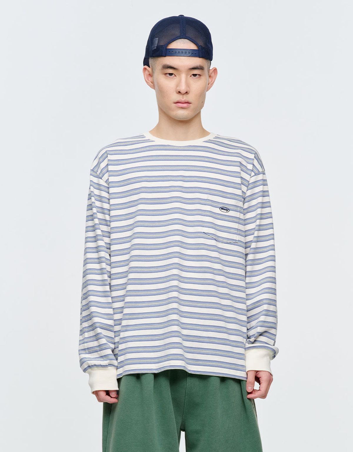 엠엠엘지(MMLG) MMLG BRETON STRIPE LSV-T (IVORY)
