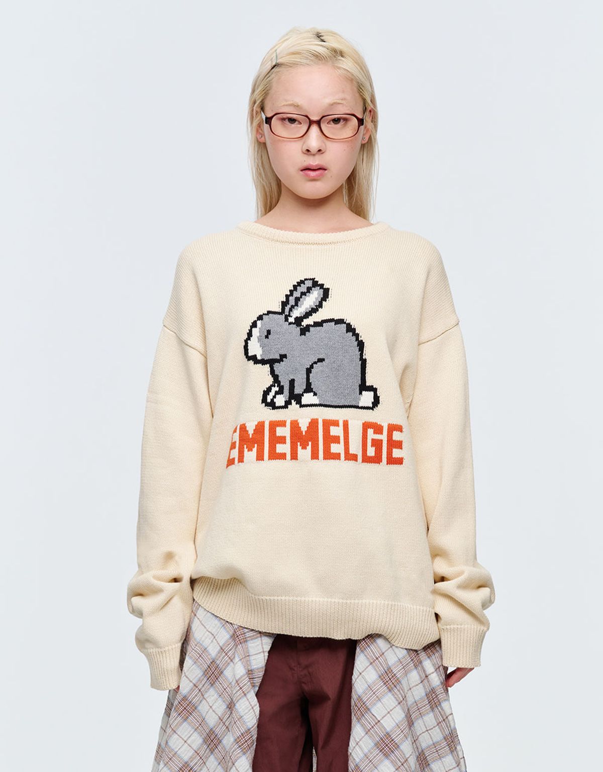엠엠엘지(MMLG) MELGE EMEM KNIT (LIGHT BEIGE)