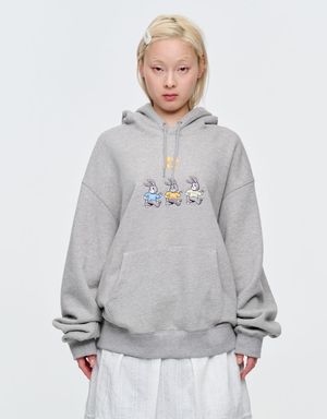 MELGE RUN HOODIE (EVERY GREY)
