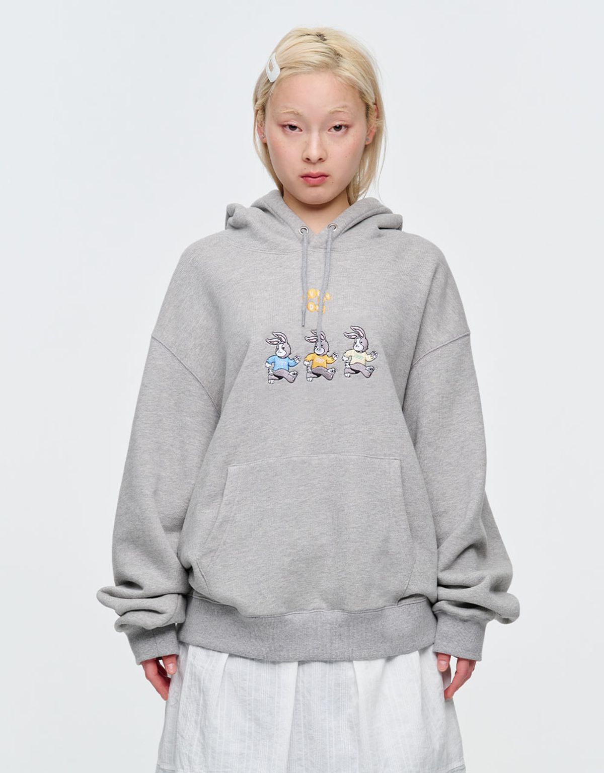 엠엠엘지(MMLG) MELGE RUN HOODIE (EVERY GREY)