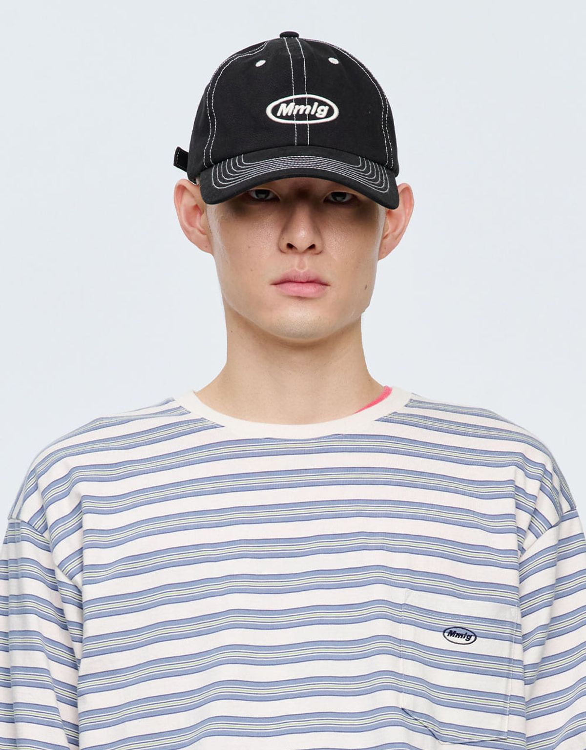 엠엠엘지(MMLG) MMLG STITCHED BALLCAP (BLACK)