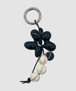 Flower Woodball Keyring