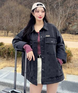 클래식 페이드 데님 트러커 자켓 (JR5JKU101ID)