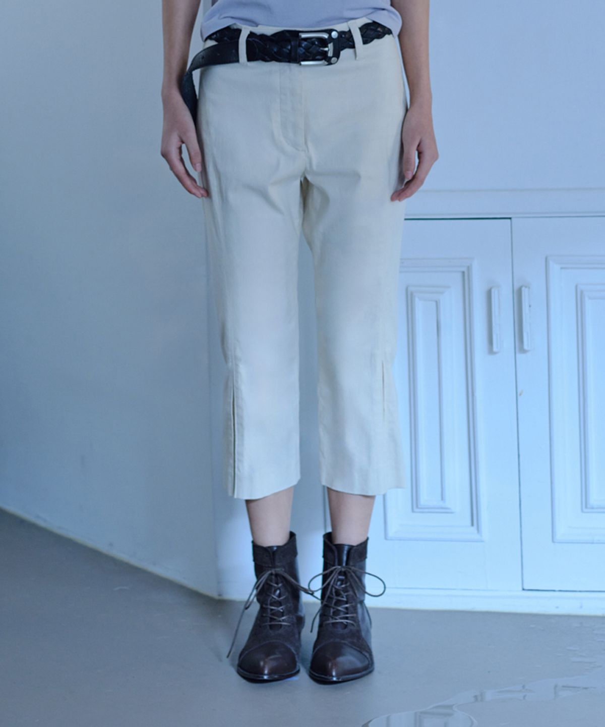 베르소(VERSO) Capri Slim Pants