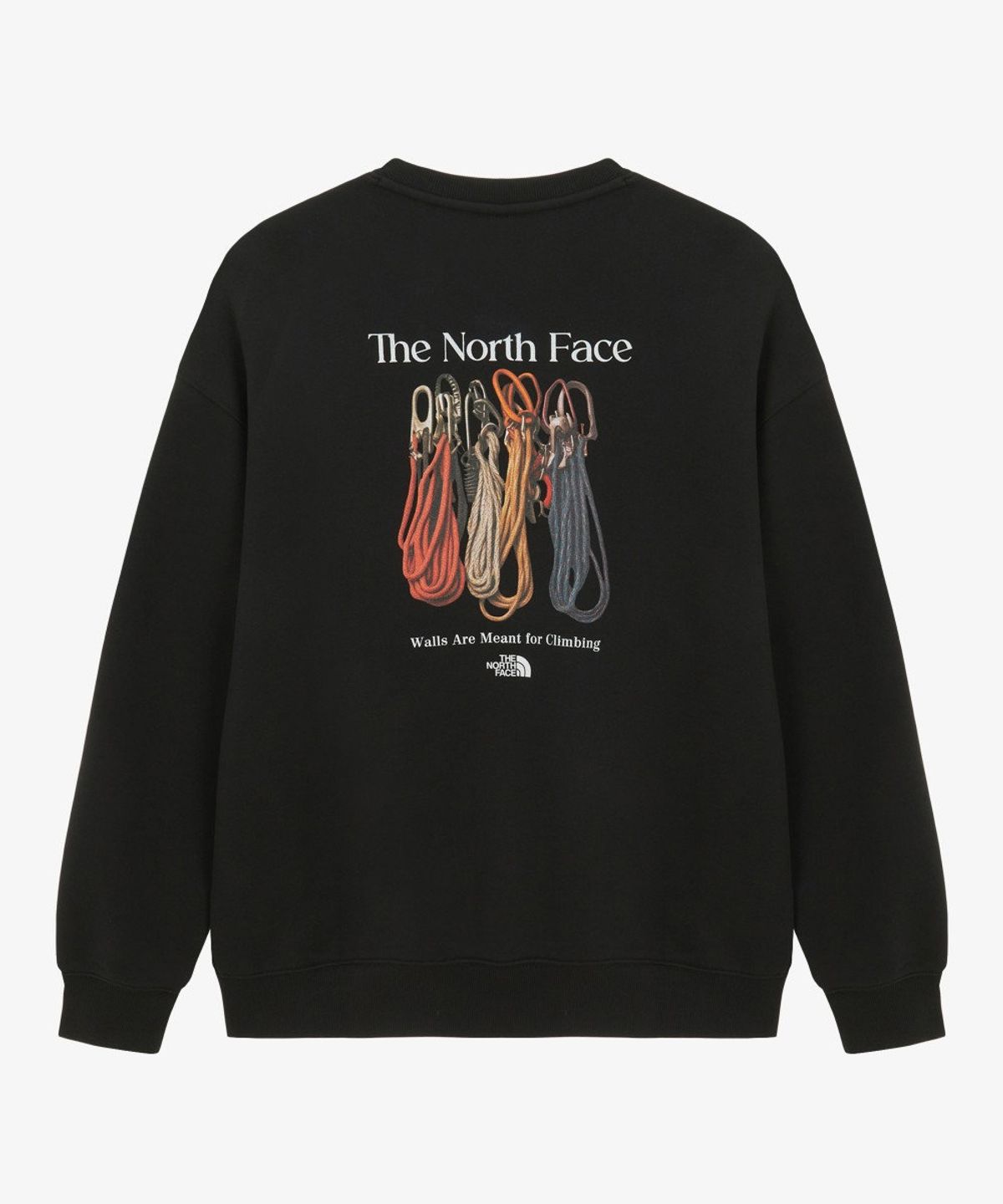 노스페이스(THE NORTH FACE) NM5MR55A 남성 카라비너 스웻셔츠 BLACK