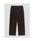 조직감 저지 밴딩 팬츠  브라운