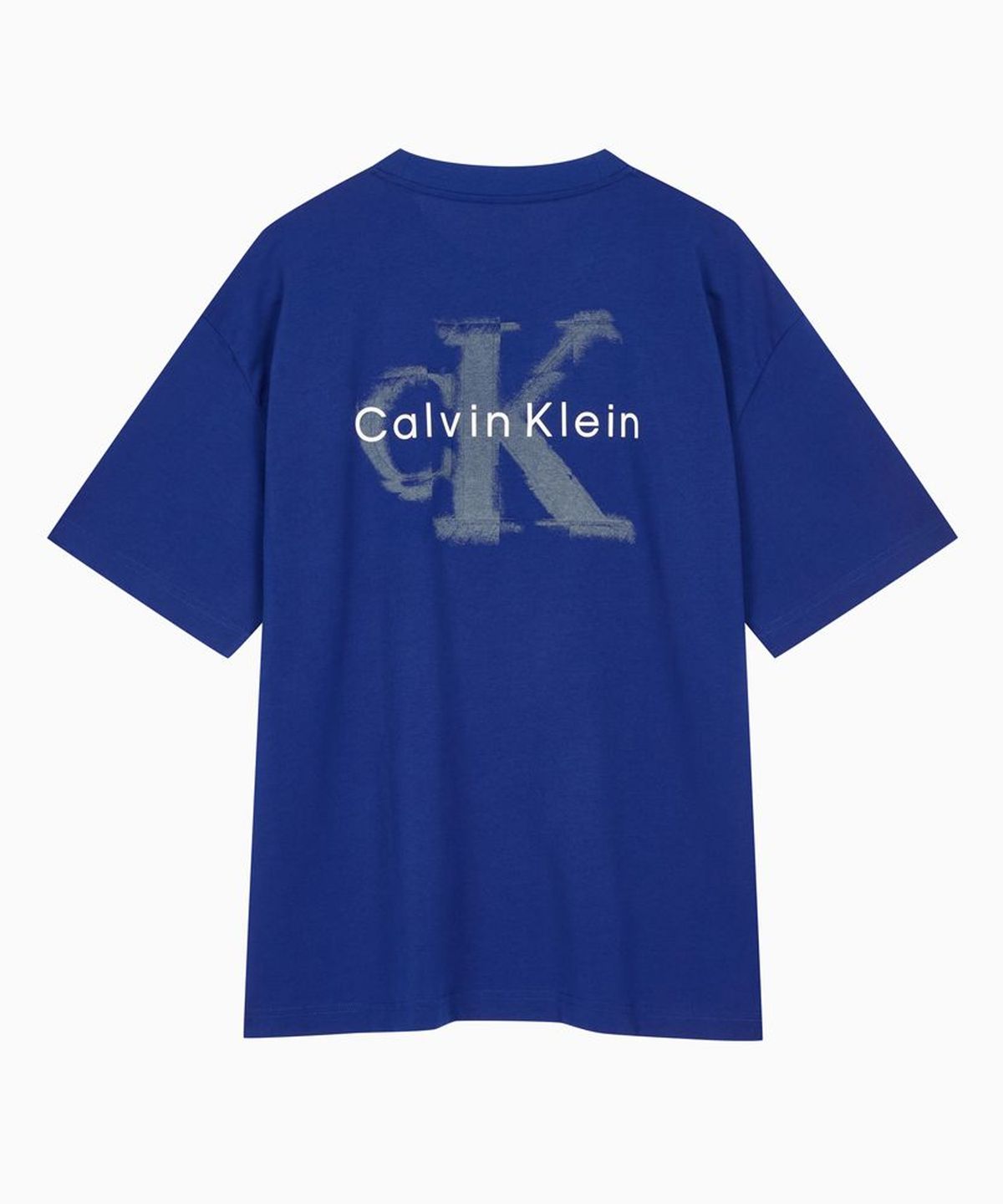 캘빈클라인 진(CALVIN KLEIN JEANS) 오버핏 엠보스 모노로고 반팔 티셔츠 4RAB806 C7K