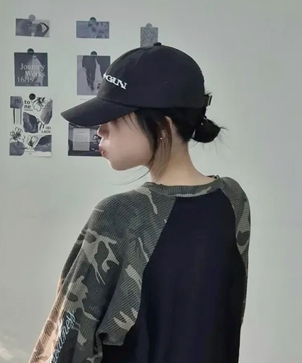 크리건(CRIGUN) ESSENTIAL LOGO BALL CAP BLACK