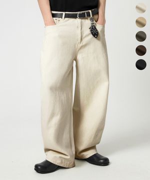 [기획] 세미 와이드 포켓 코튼 팬츠_5color