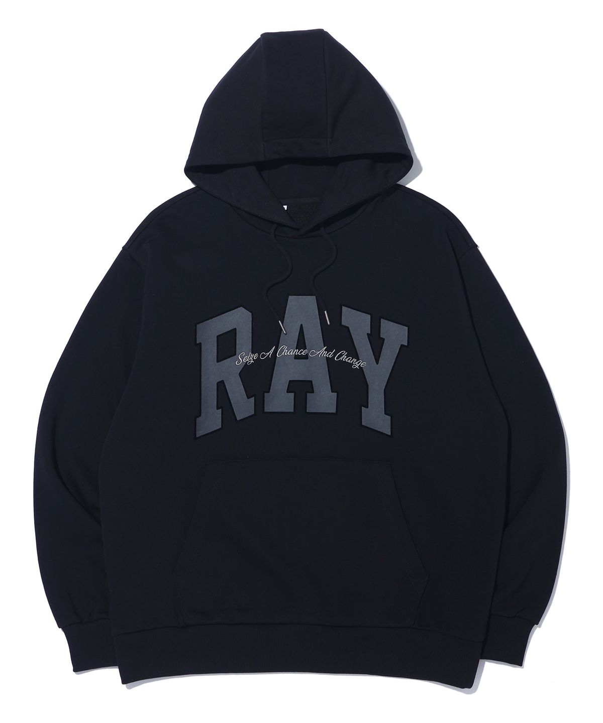 레이피커스(RAYFIKERS) RAY 빅 아치 로고 후드티 MQ6TU144_BLACK