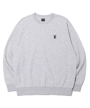 스몰 레트로베어 맨투맨  LQ6TU144_MELANGE GREY