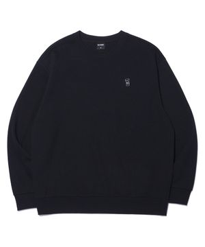 스몰 레트로베어 맨투맨  LQ6TU144_BLACK