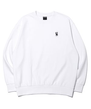 스몰 레트로베어 맨투맨  LQ6TU144_OFF WHITE