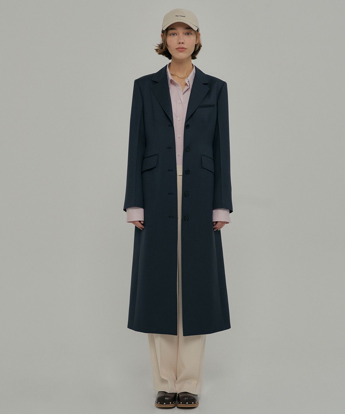이울라이(IULAI) Lim tailored coat Dark gray