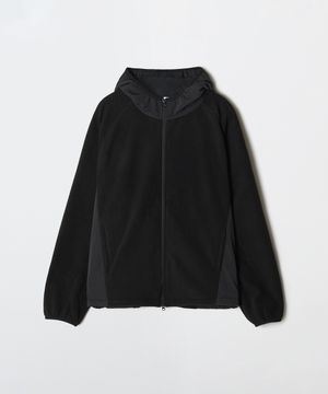 우븐 배색 플리스 후드집업_SPFZG11C90