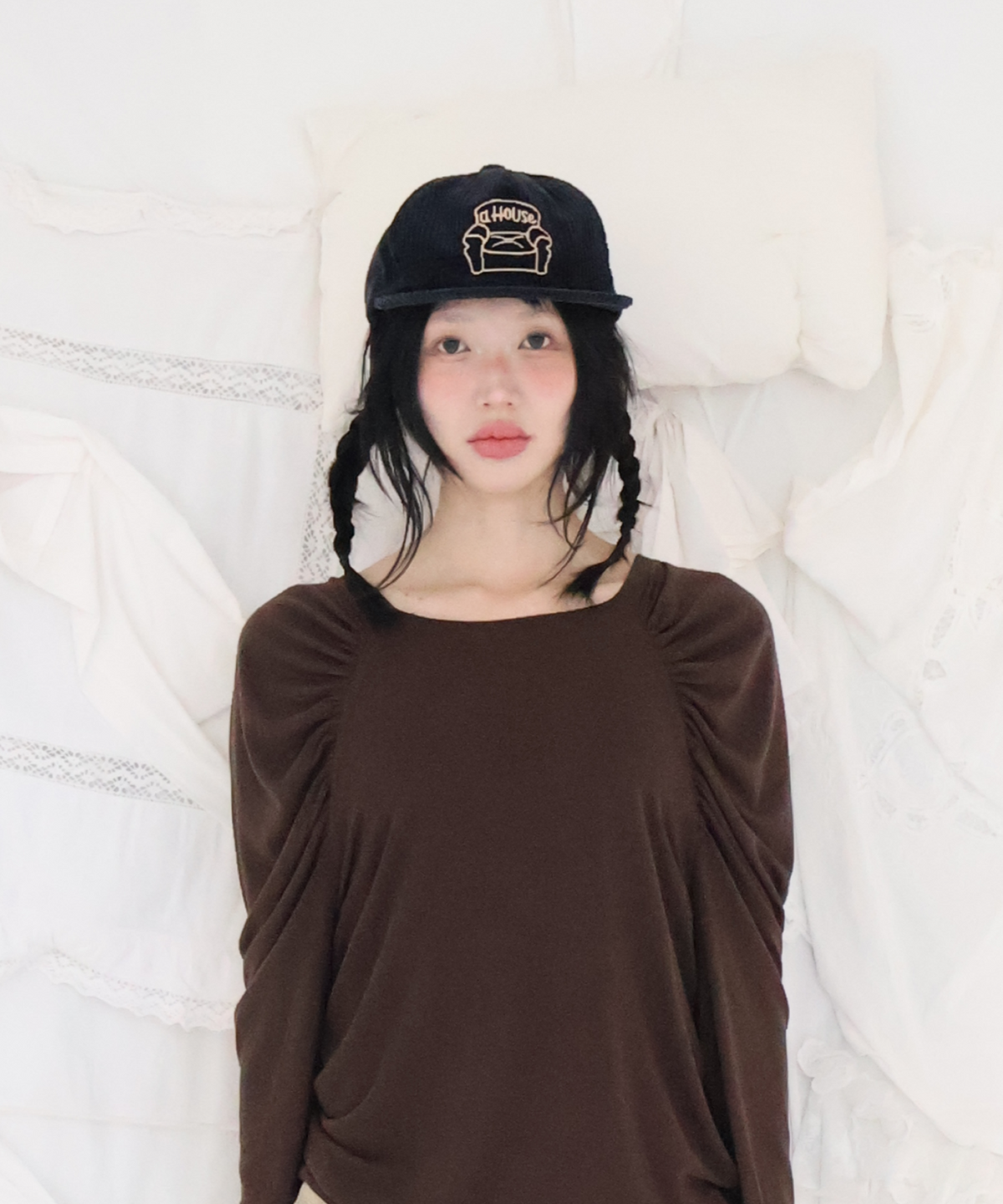 키코지(KIKOZY) 소파 코듀로이 캡_차콜