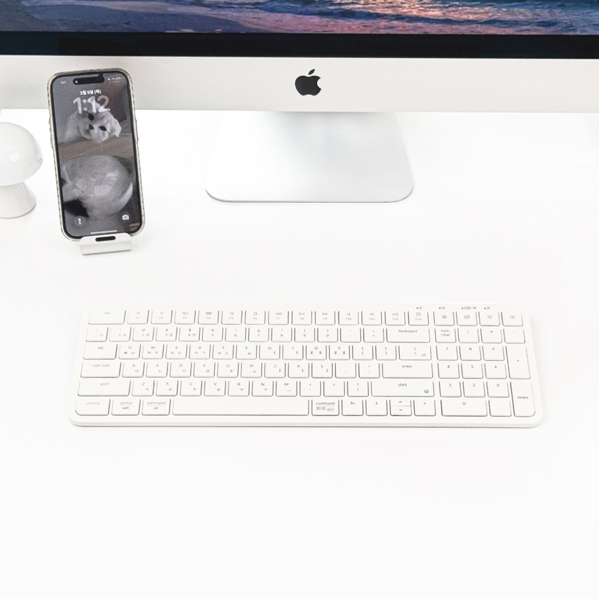 키크론(KEYCHRON) B2 PRO 5in1 무선 블루투스 슬림 펜타그래프 키보드