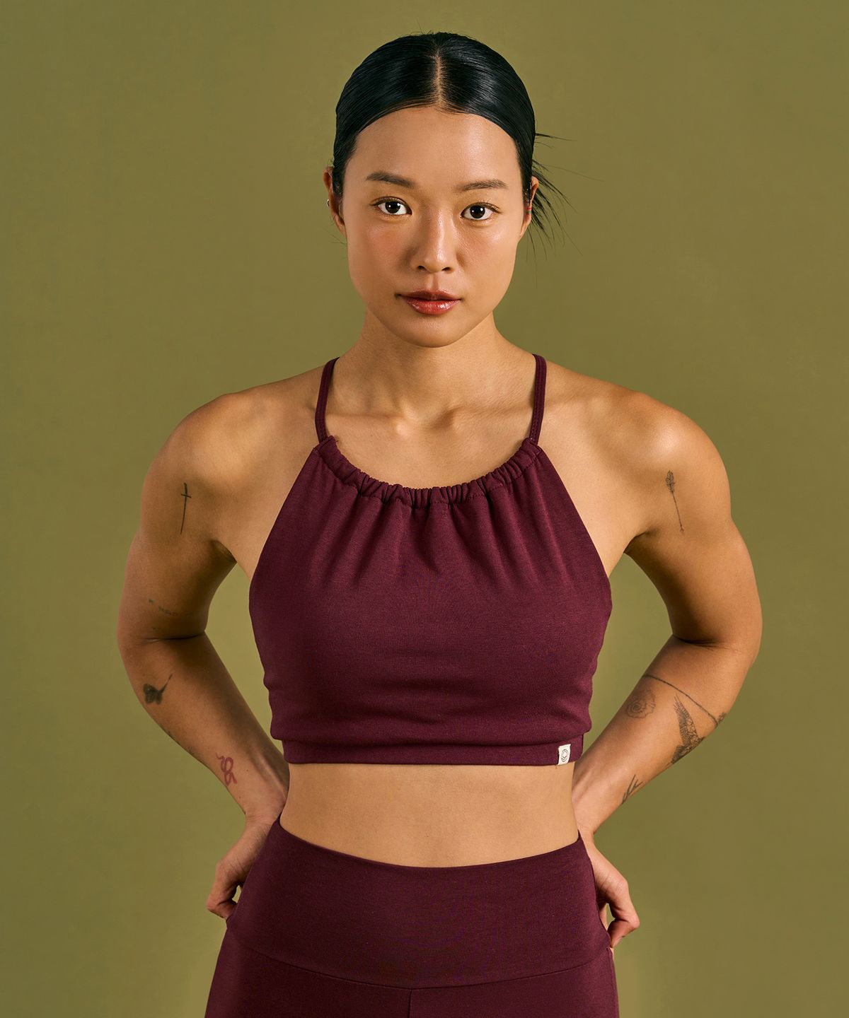 디야니(DHYANI) Elysian Bra Top (Wine)