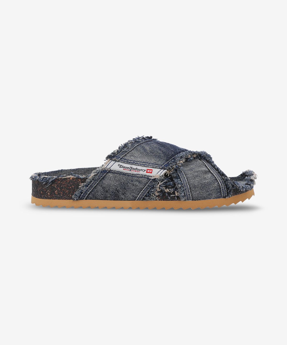 디젤(DIESEL) 우드스탁 D 크로스 슬라이드 - 데님 / Y03793P8093H1940