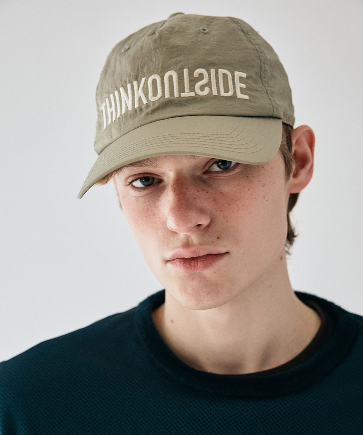 시에라디자인(SIERRA DESIGNS) THINKOUTSIDE 로고 캡 LIGHT KHAKI
