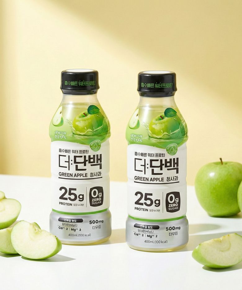 더단백 워터프로틴 PET 청사과 400ml 8입
