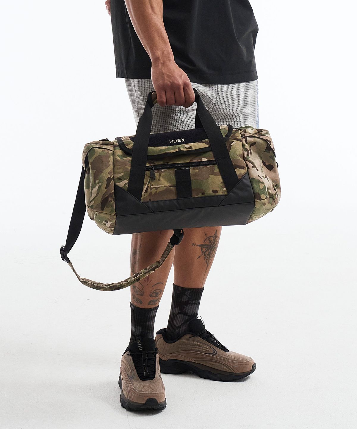 에이치덱스(HDEX) 카모 익스페디션 더플백 23L (Khaki Camo)