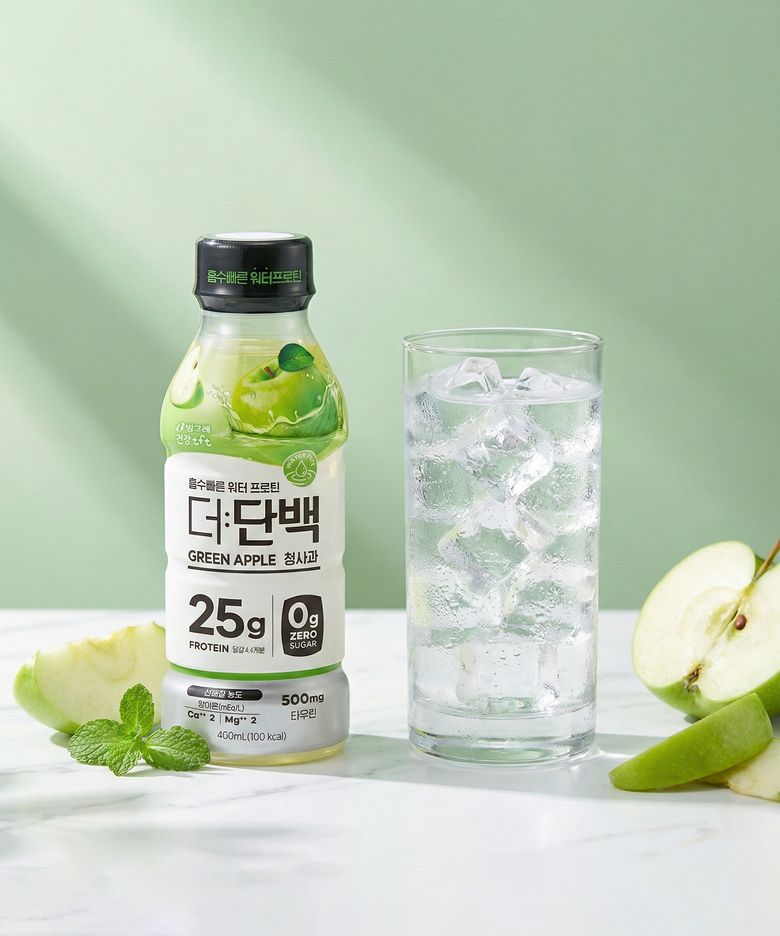 더단백 워터프로틴 PET 청사과 400ml 24입