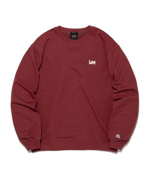 펠트 트위치 로고 맨투맨 레드