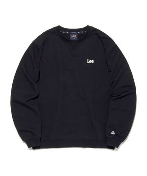 펠트 트위치 로고 맨투맨 블랙