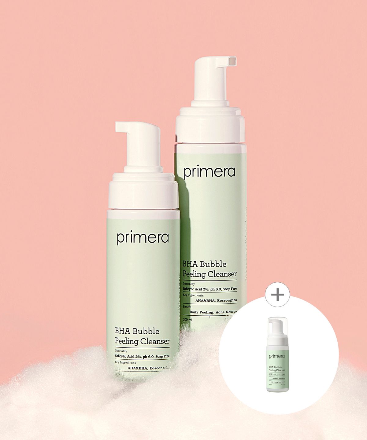 프리메라(PRIMERA) [듀오] 바하 버블 필링 클렌저 200ml x 2