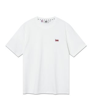 스몰 트위치 로고 반팔 티셔츠 화이트