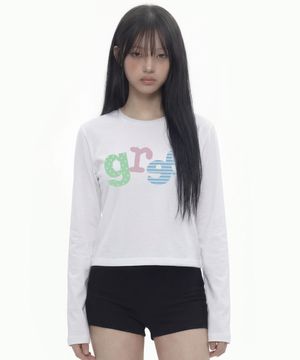 [UNISEX]GRAE-S SPRING 롱슬리브 티셔츠_WHITE