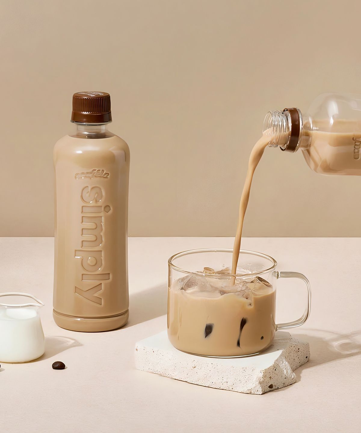 빙그레(BINGGRAE) 아카페라 심플리 로어슈거라떼 400ml 20입