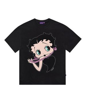 [베티붑] 하트 티셔츠 - 블랙