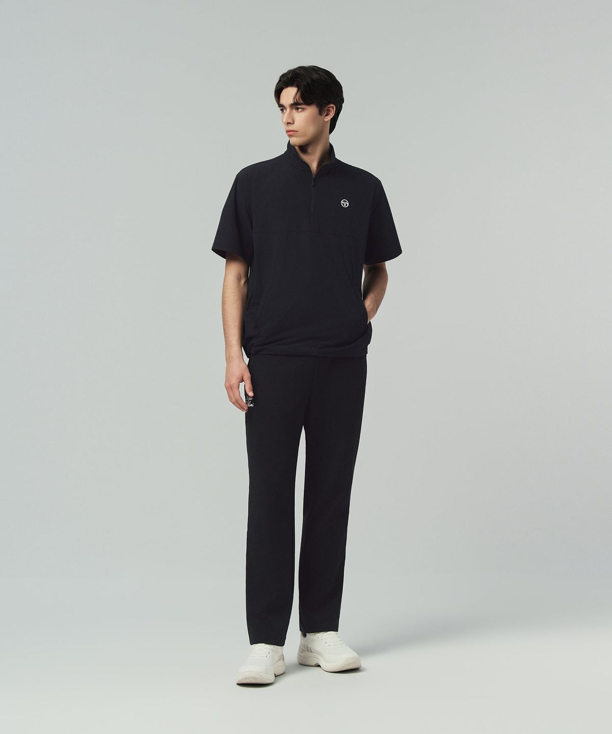 세르지오 타키니(SERGIO TACCHINI) M 쿠쉬라이트 트랙팬츠 (Black)