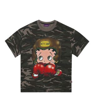 [베티붑] 복서 티셔츠 - 카모