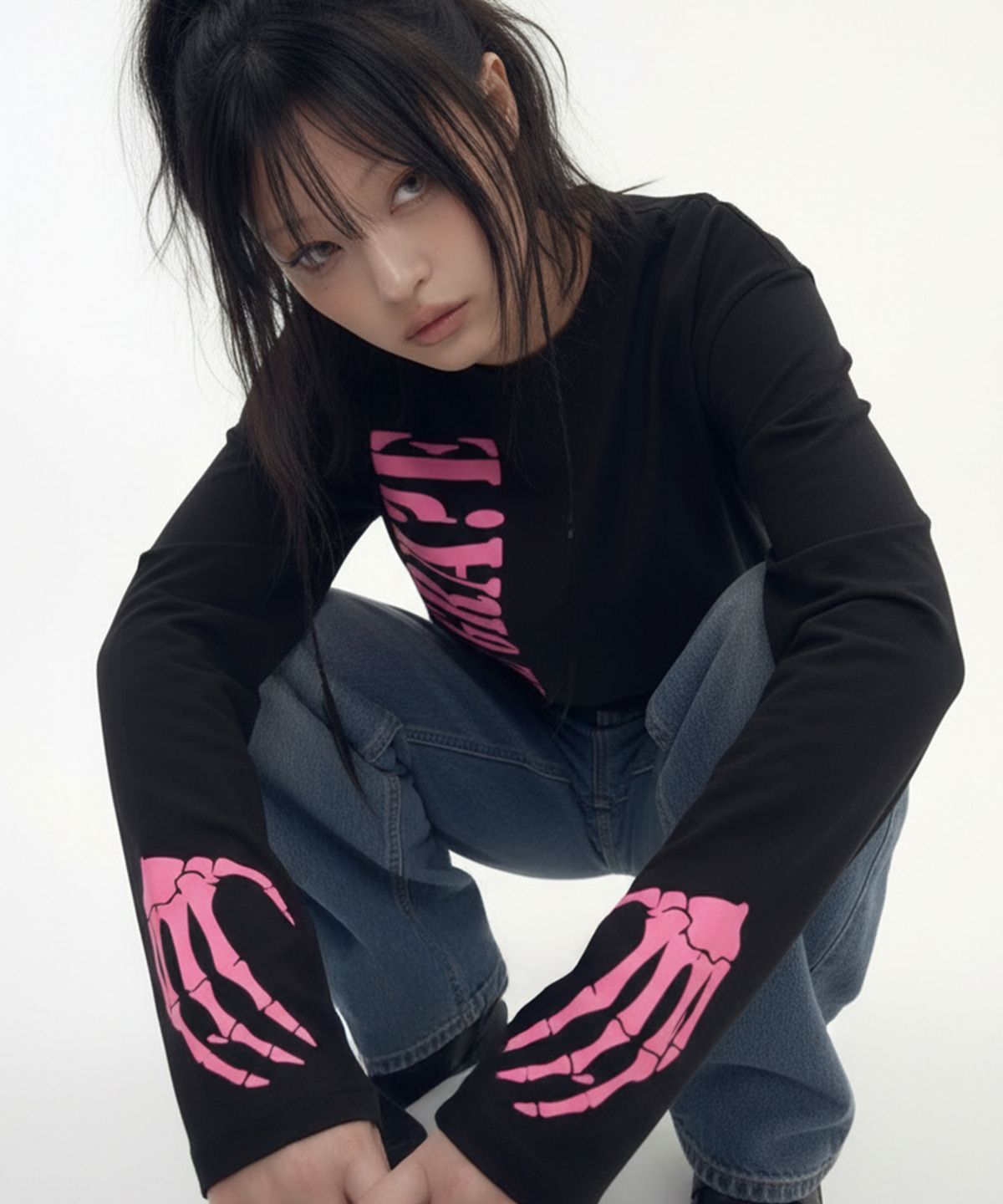 그레이버(GRAVER) [UNISEX]GRAEGRAVE 롱슬리브 티셔츠_3COLOR