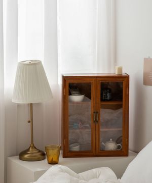 원목 화장품 향수 립스틱 아크릴 수납함