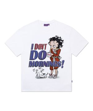 [베티붑] 돈 두 모닝 티셔츠 - 화이트