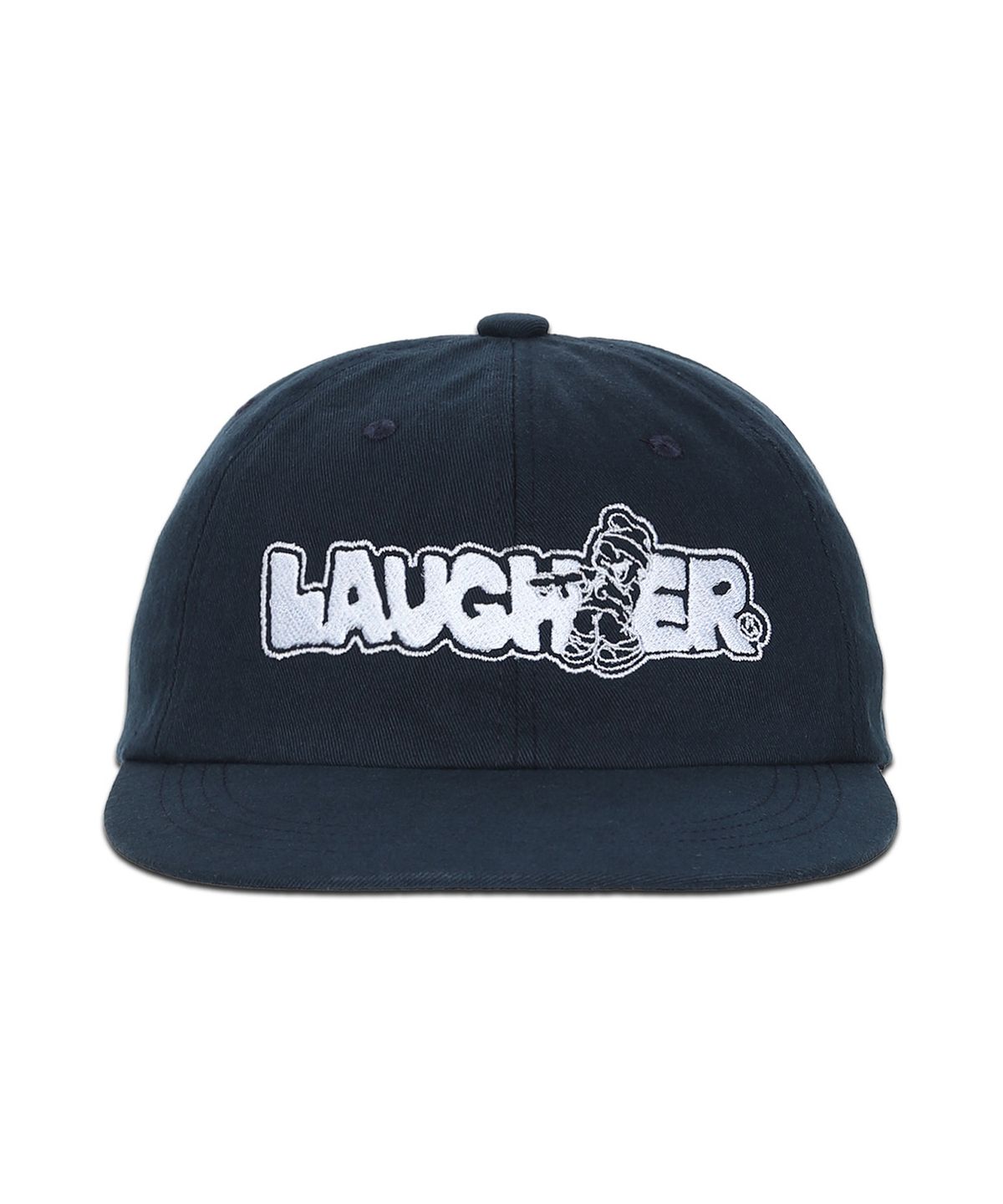라퍼(LAUGHER) 시그니처 로고 볼캡 - 네이비