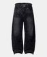 BBNT 라인스톤 커브드 팬츠 - 블랙