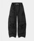 Destroyed Raw-Edge Joggers - Black